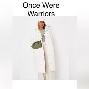 Once We Were Warriors authentic down coat NWT